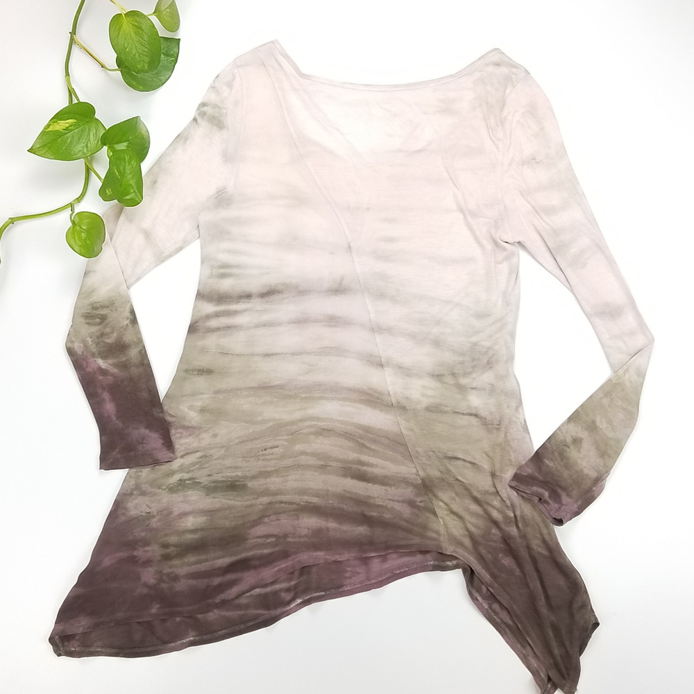 Soft Surroundings Blush Ombre Long Sleeve Sz XSP - Picture 3 of 8